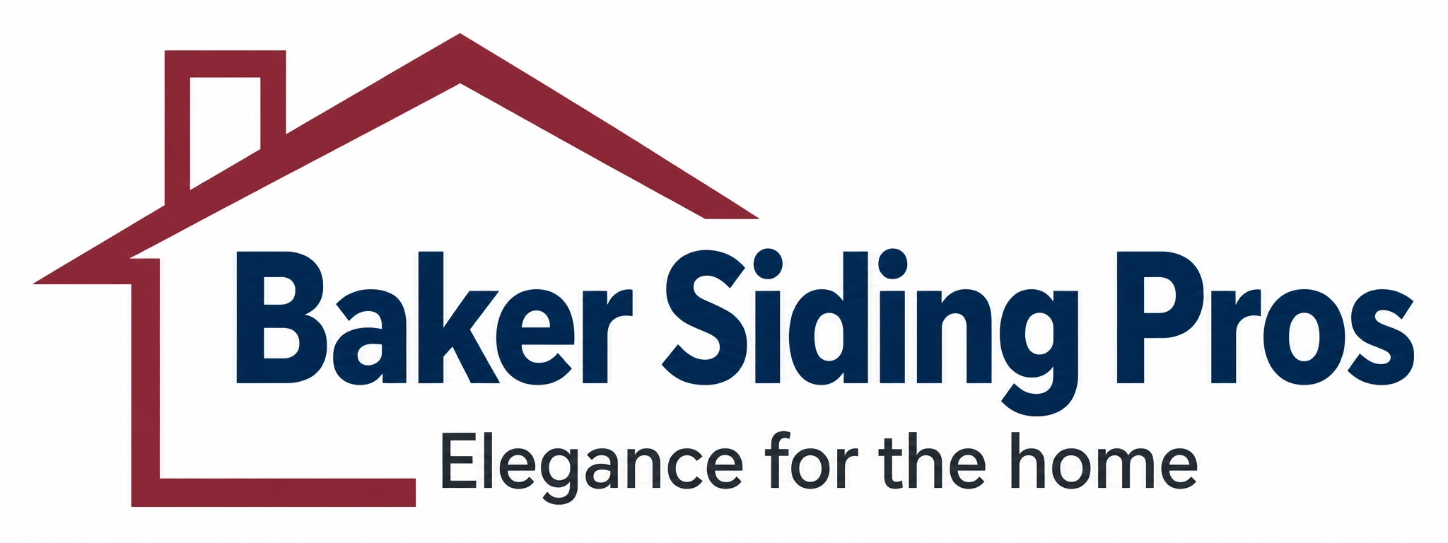 Baker Siding Pros house logo
